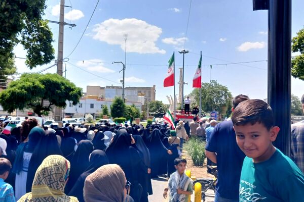 راهپیمایی جمعه خشم و نصر شهرستان قروه