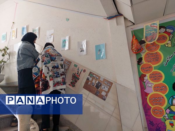 آماده‌سازی مدرسه حجاب باخرز برای دهه فجر و زنگ انقلاب