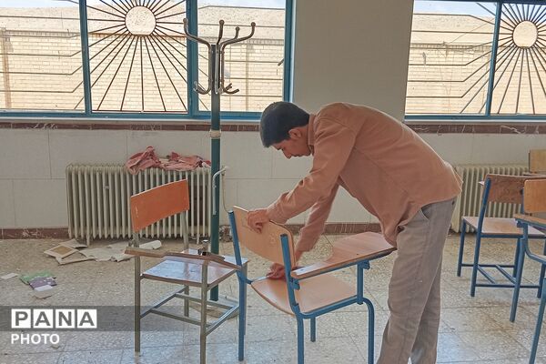 دانش‌آموزان جهادی شهرستان بن به استقبال سال تحصیلی جدید رفتند