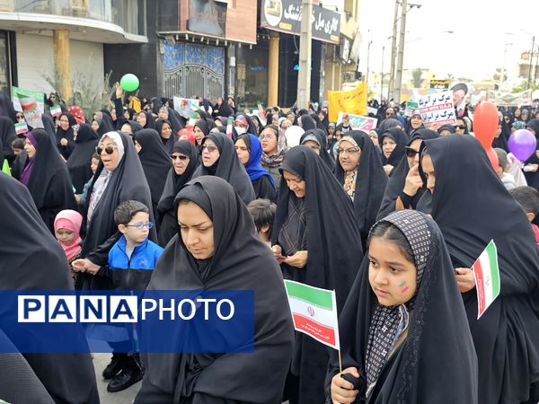 حضور پرشور مردم انقلابی جهرم در جشن 47 سالگی انقلاب اسلامی