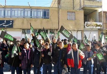 برگزاری دسته عزاداری نوگلان فاطمی در بن