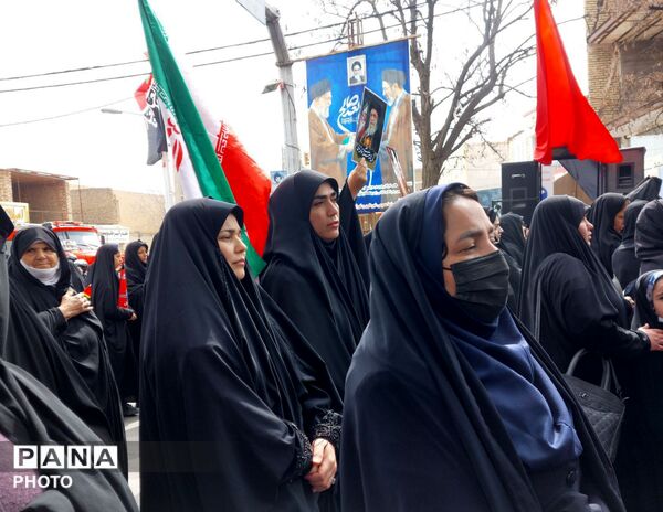 راهپیمایی باشکوه مردم باخرز در روز جهانی قدس، فریاد خونخواهی و آزادی در آخرین جمعه ماه رمضان
