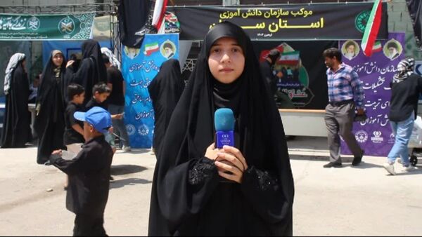 خدمت‌رسانی موکب‌ سازمان دانش‌آموزی استان سمنان به جاماندگان اربعین 