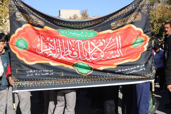 دسته عزاداری نوگلان فاطمی در شهرستان بن 