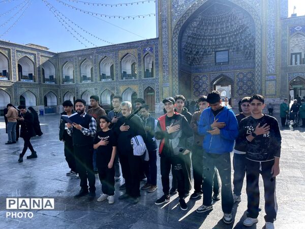 گذری بر اردوی زیارتی حرم مطهر رضوی دبیرستان شاهد ابوذر غفاری نیشابور 