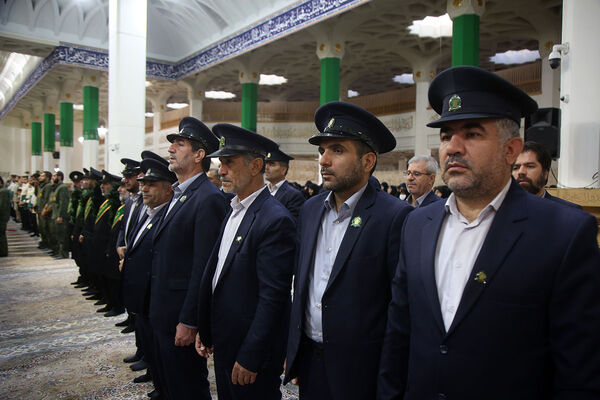 آیین خطبه خوانی خادمان حرم حضرت معصومه(س) به مناسبت روز قم