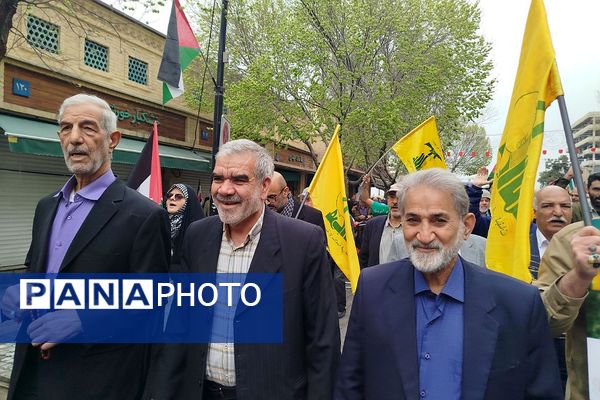 راهپیمایی روز قدس در ناحیه دو شهرری 