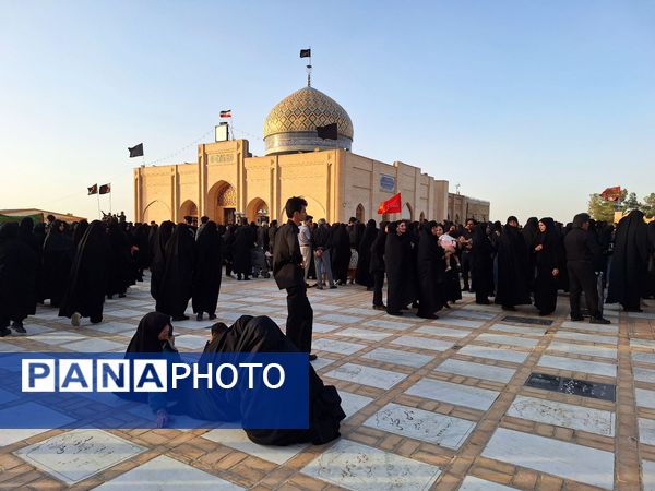 عزاداری هیئت‌های مذهبی در بارگاه منور امام زاده محمد عابد کاخک