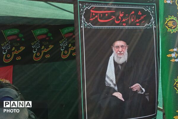 مراسم عاشورا در گلزار شهدای شهرستان لنده