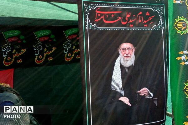 مراسم عاشورا در گلزار شهدای شهرستان لنده