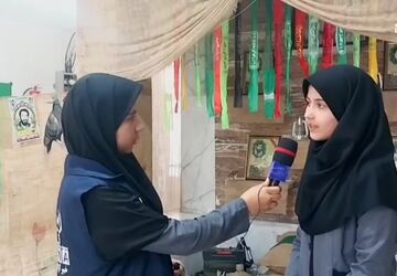 مراسم گرامیداشت هفته دفاع مقدس در مدرسه پروین اعتصامی دامغان برگزار شد