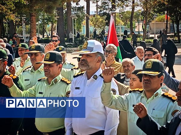 راهپیمایی بشارت نصر در کاشمر 