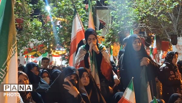 آیین وداع با پیکر دانش آموز شهید محمد حسین دهقان در قم