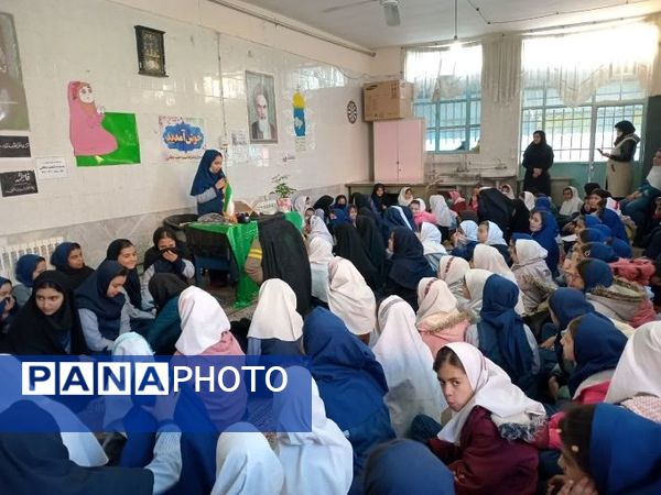 مراسم عزاداری ایام فاطمیه در مدرسه شهید خاقانی شیروان