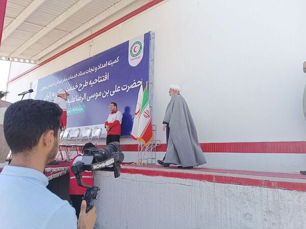 افتتاحیه طرح خدمت رسانی هلال احمر به زائران در ایام پایانی صفر 