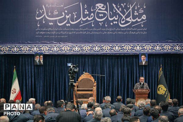 عزاداری اصناف و بازاریان مشهد در حرم مطهر رضوی