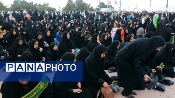 کاروان عزاداری «شمیم کرامت» در سوگ شهادت امام رضا (ع) در شهرضا به حرکت درآمد