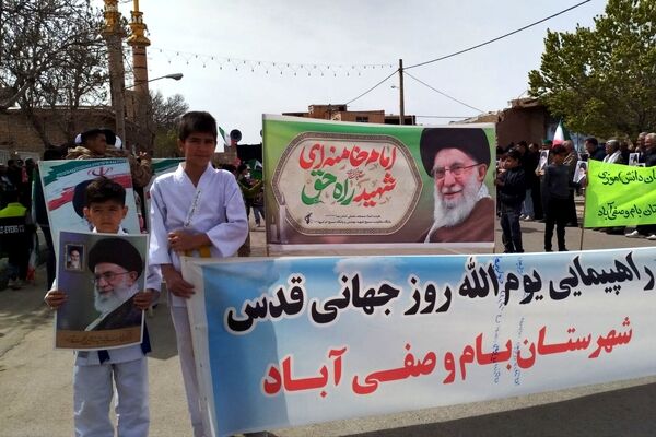 قیام مردم صفی آباد علیه استکبار در روز جهانی قدس