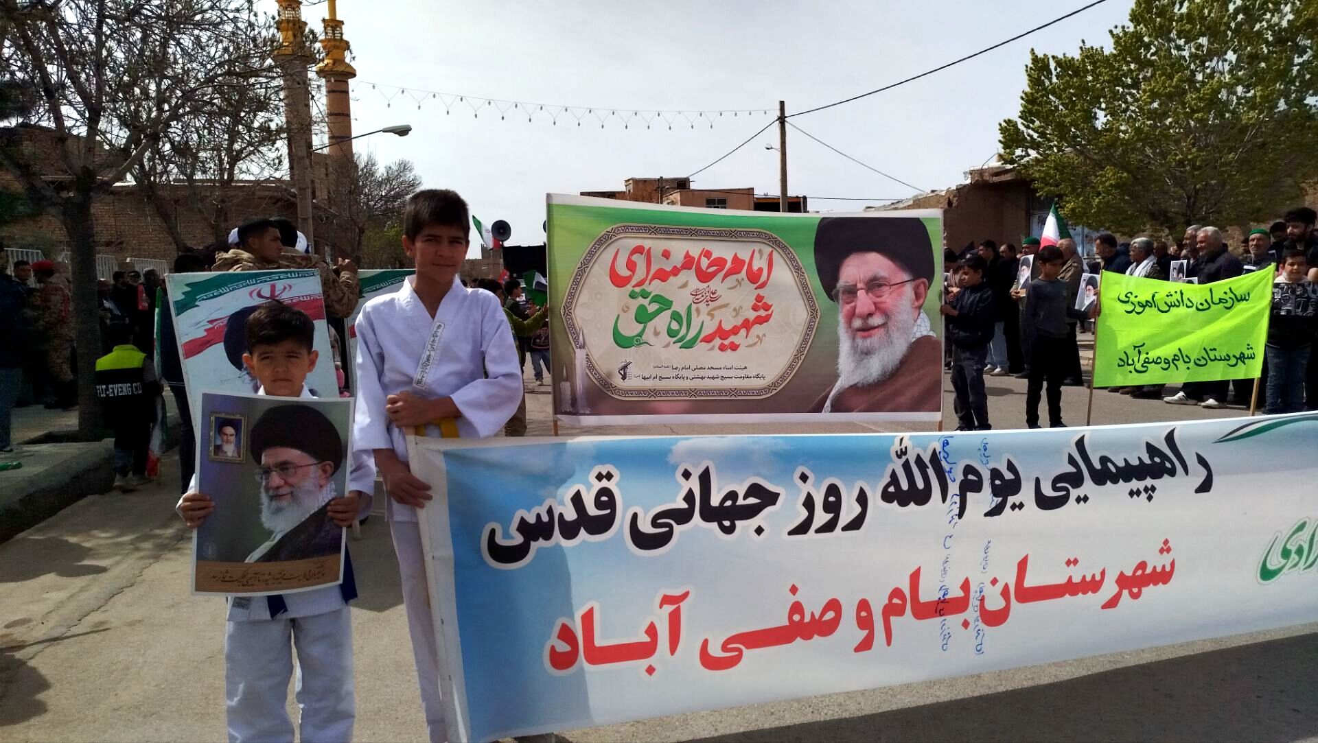قیام مردم صفی آباد علیه استکبار در روز جهانی قدس