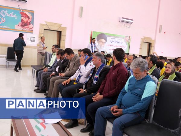 برگزاری اردوی تمشک پسران در اردوگاه شهید چمران بجنورد 