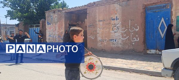 عزاداری ظهر عاشورا در روستای حسن آباد بلهر 