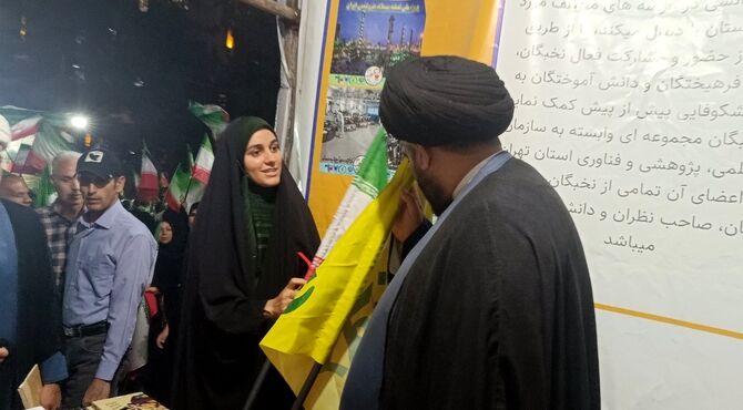حضور امام جمعه و بخشدار رودهن در موکب خانه نخبگان دماوند