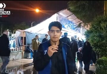 دانش آموزان شهرستان علی آباد همچنان پای کار ایستاده اند