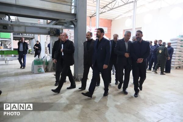 بازدید استاندار همدان از کارخانه خوراک دام و طیور نهاوند
