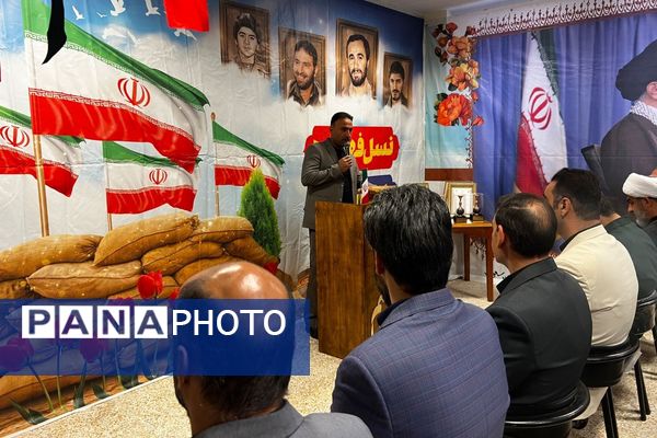 افتتاح یادمان شهدای دانش آموزی در مدرسه تسنیم پردیس