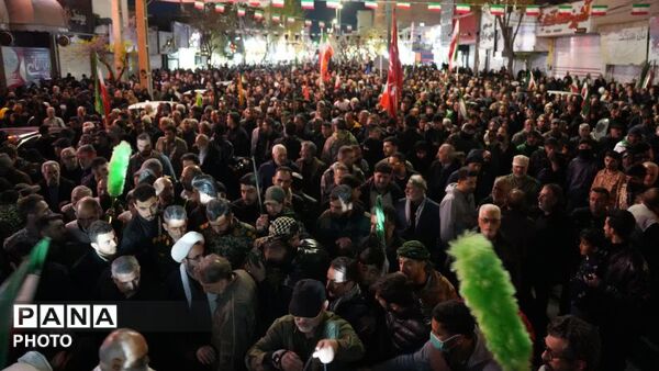 خروش مردم فردیس در محکومیت جنایات دشمنان ایران