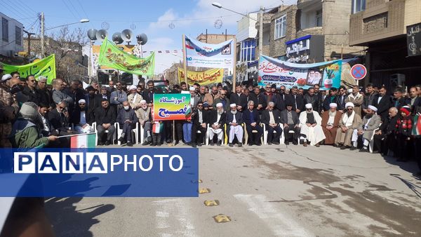 راهپیمایی باشکوه یوم الله ۲۲بهمن در شهرستان خواف