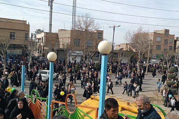 شور انقلابی در پیشوا، همه یکصدا برای ایران در 22 بهمن