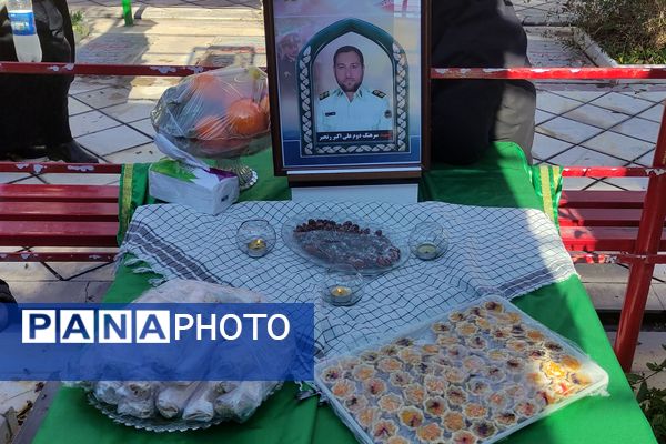 سومین سالگرد شهید علی‌اکبر رنجبر در گلزار شهدای شیراز