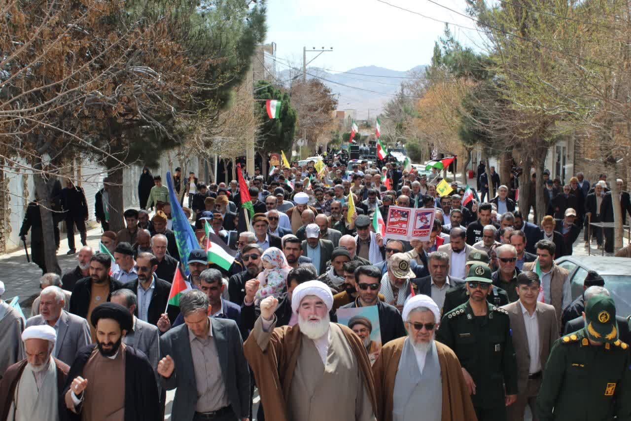 راهپیمایی روزجهانی قدس در شهر درق