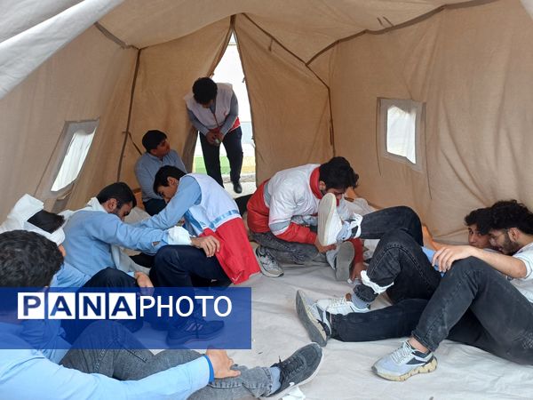  مانور زلزله در تنگستان 