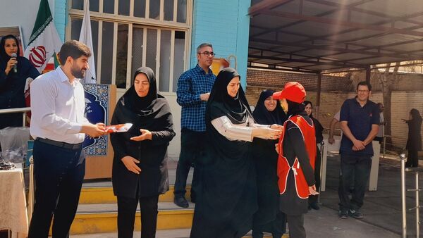 اختتامیه طرح «میدان پویا» در مدرسه استثنایی نابینایان پویا