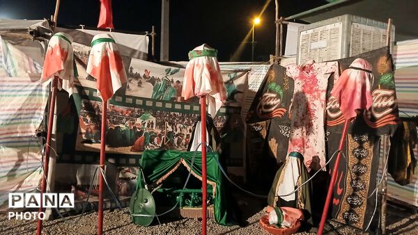 برگزاری برنامه‌های فرهنگی و هنری فرهنگیان ناحیه 2 خرم‌ آباد در موکب تعزیه اعظم لرستان