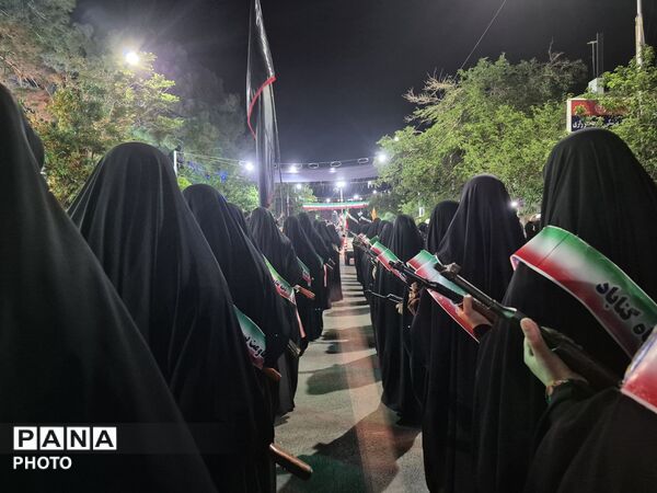 رزمایش دختران جان فدای ایران در گناباد