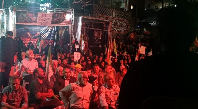 اجتماع بزرگ هیئات مذهبی و آیین سنتی سیاه‌پوشان حسینی