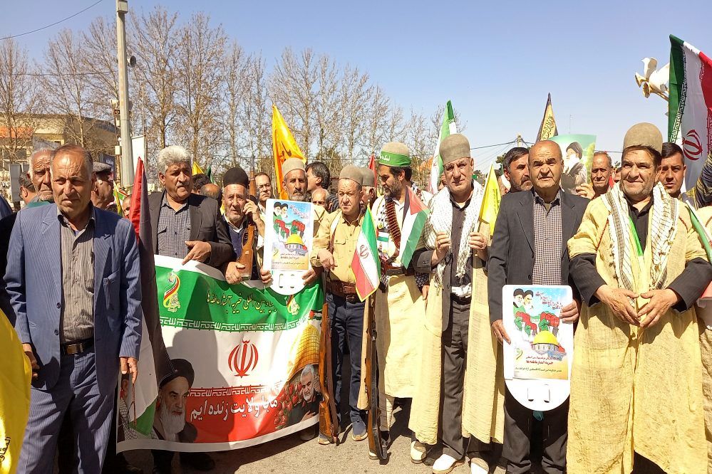 حضور پرشور مردم یاسوج در راهپیمایی روز قدس