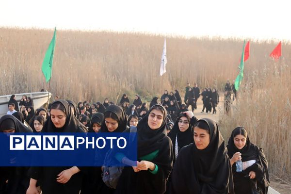 شهدای غواصِ دست‌بسته، میزبان کاروان راهیان نور دانش‌آموزان دختر کوهدشت در علقمه