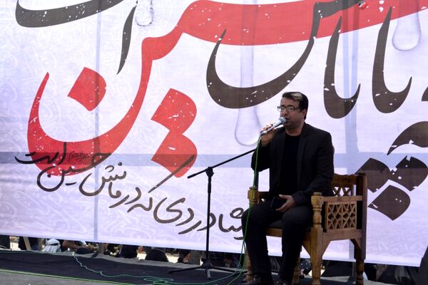 پیاده روی دلدادگان اربعین حسینی ع در اسلامشهر به سوی امامزاده اسماعیل