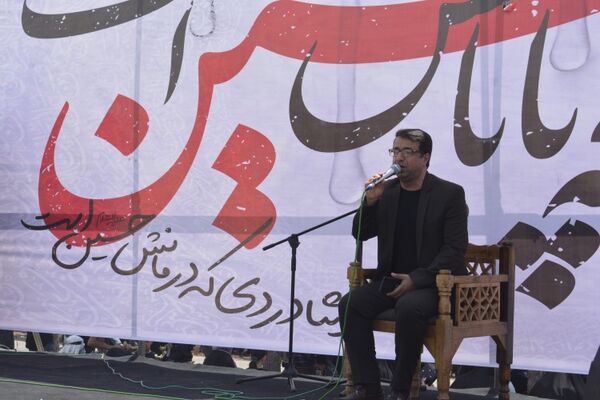 پیاده روی دلدادگان اربعین حسینی ع در اسلامشهر به سوی امامزاده اسماعیل
