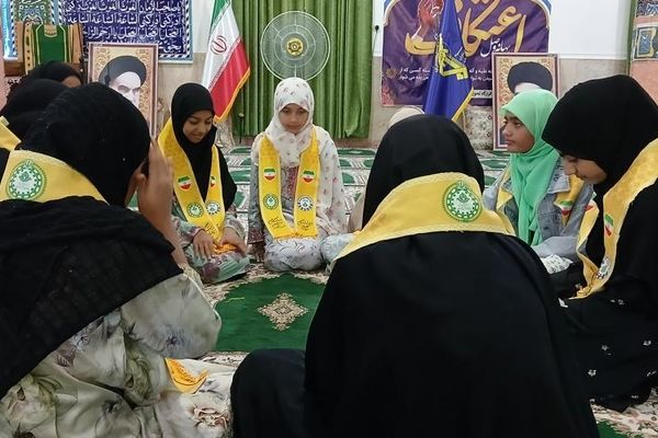 حضور پرشور پیشتازان سیریک در اعتکاف دانش‌آموزی