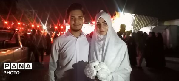 جشن ازدواج دو زوج در میادین مشهد