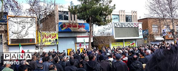  تجمع عظیم مردم نیشابور
