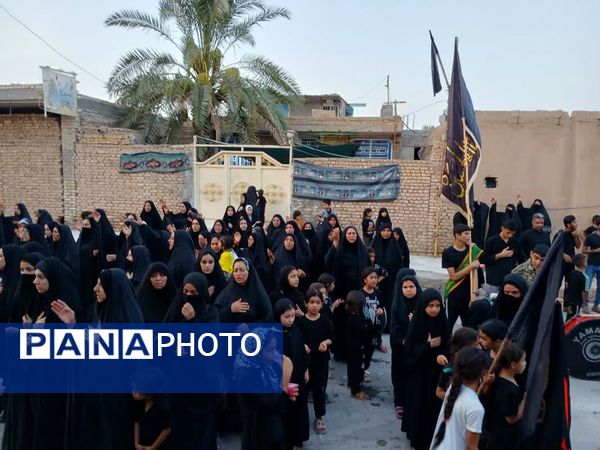 تشییع نمادین پیکر امام حسین(ع) در گمبوعه بزرگ