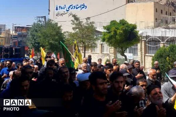 طنین «لبیک یا حسین(ع)» در مراسم جاماندگان اربعین فیروزکوه