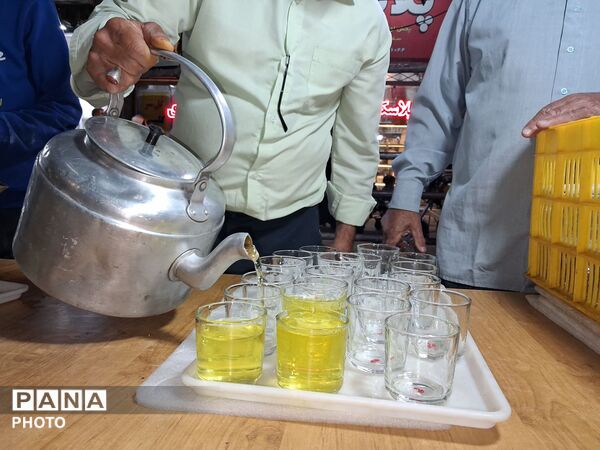خدمات رسانی موکب های مردمی حسینه فضل 