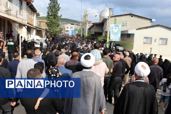 تشییع پیکر شهید مدافع امنیت در میاندورود 